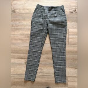 Calvin Klein Charcoal Checkered Pants